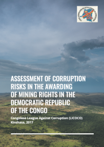 évaluation des risques de corruption dans l’attribution des droits miniers en République Démocratique du Congo